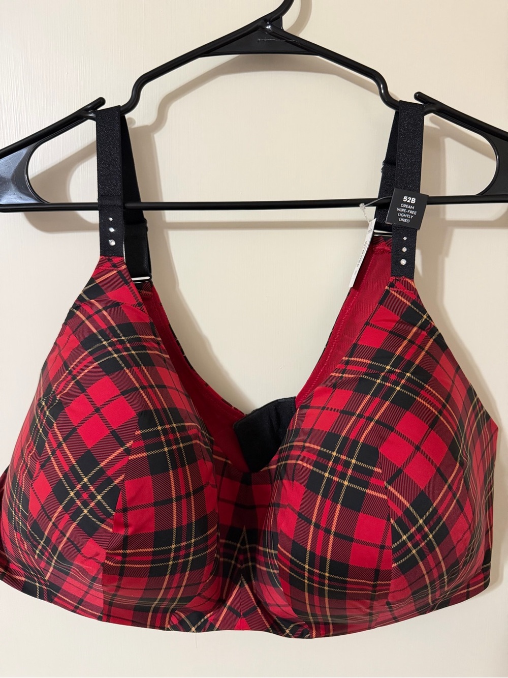 torrid Red Plaid Wireless T-Shirt Bra